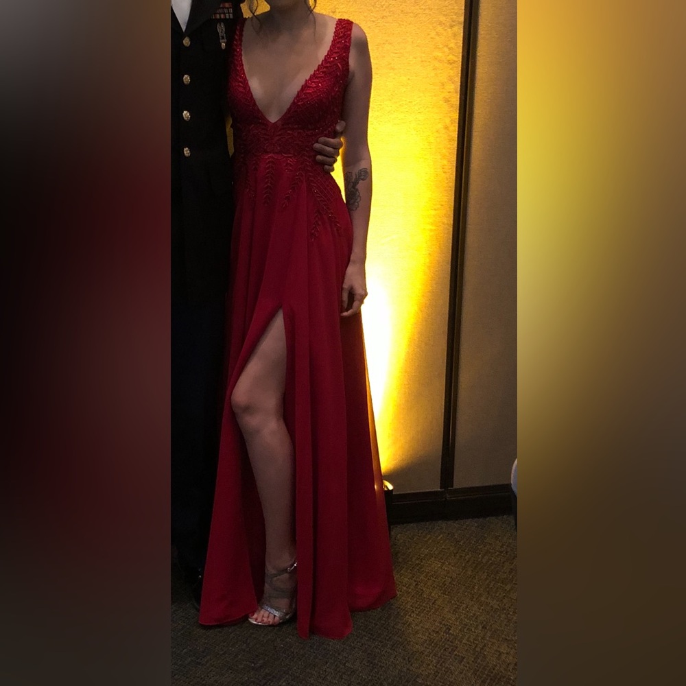 Gianni Bini Red Formal Dress Size 3